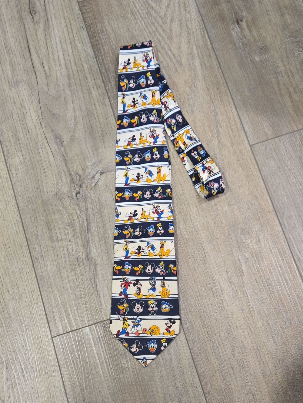 Disney Characters Silk Blend Hand Sewn Neck Tie